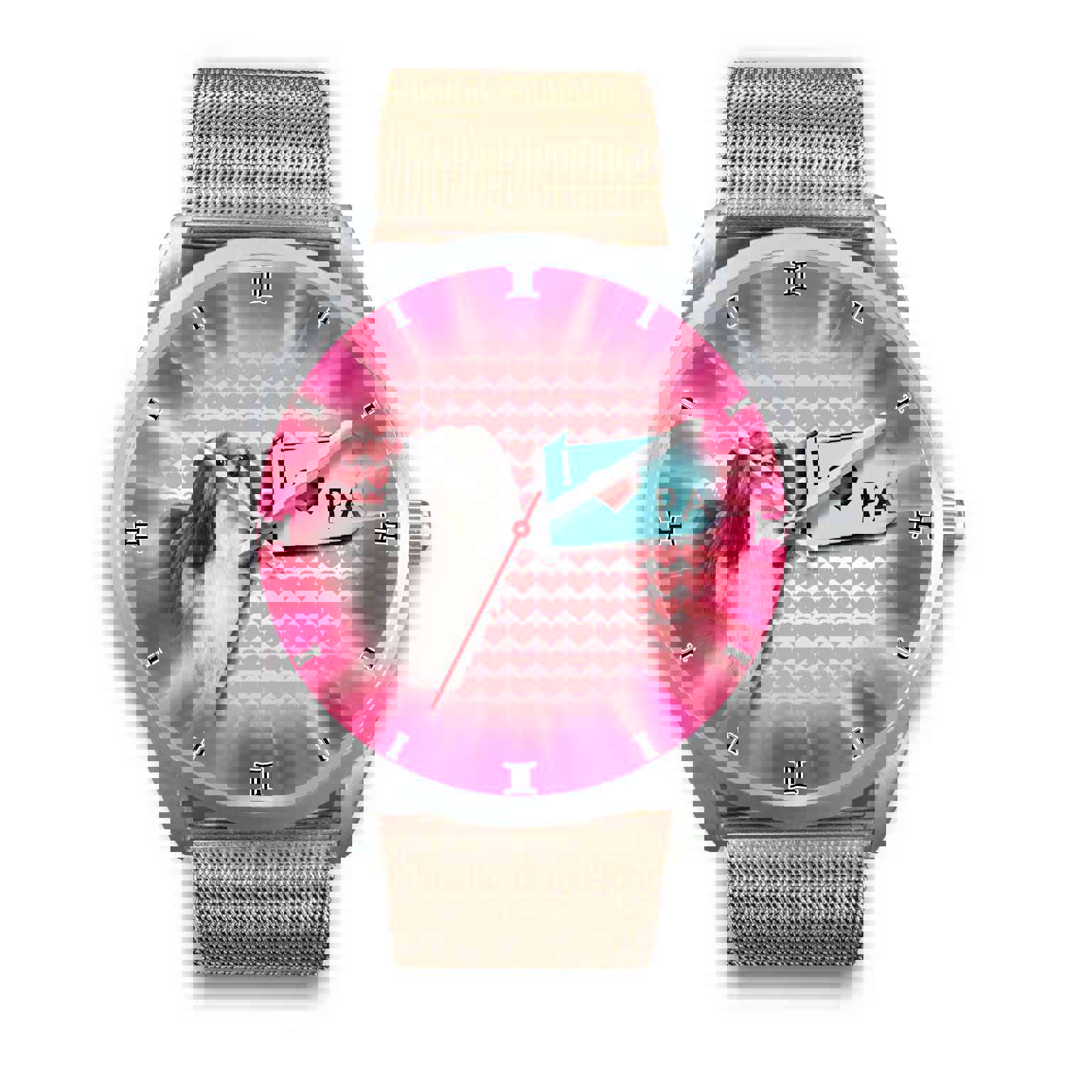 Lhasa Apso Dog Pennsylvania Christmas Special Wrist Watch