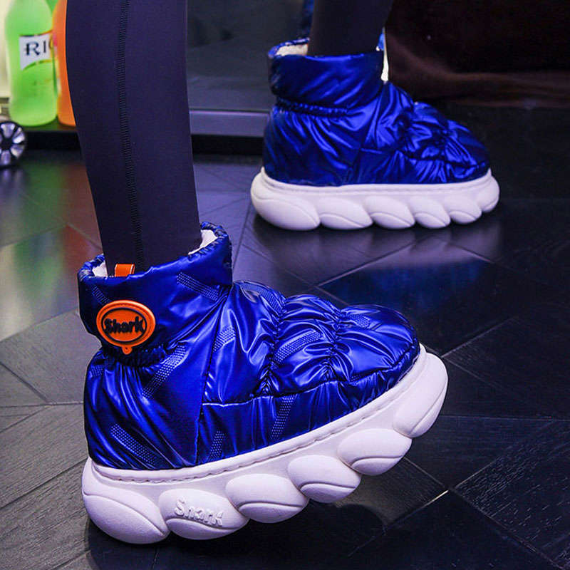 Winter Warm High Top Candy Shoes For Women - Waterproof Snow Boots