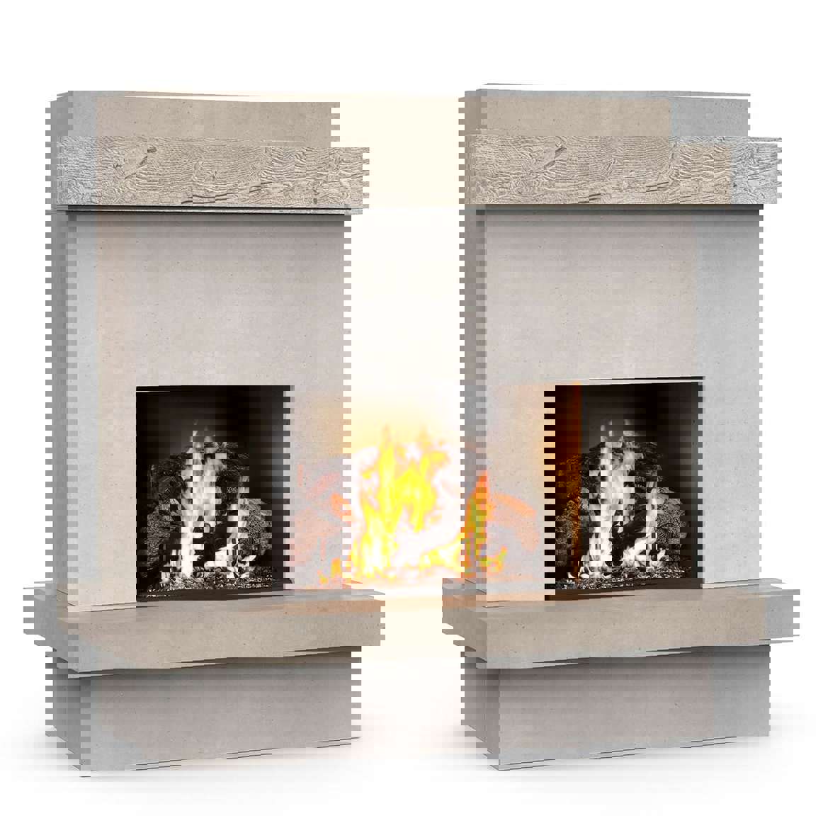 American Fyre Designs Brooklyn Smooth Outdoor Gas Fireplace
