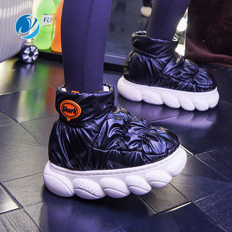 Winter Warm High Top Candy Shoes For Women - Waterproof Snow Boots