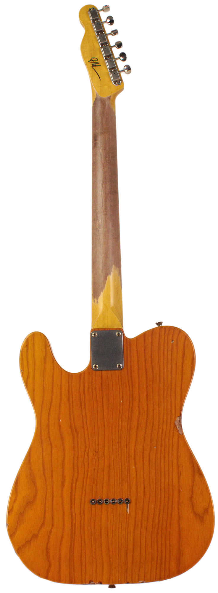 Nash T-69 Thinline Guitar, Amber, Medium Aging - Vintage Tele Model with Modern Features