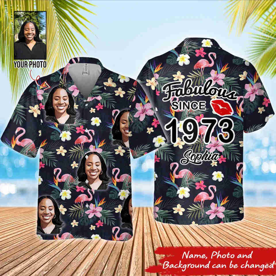Custom Birthday Hawaiian Shirts for Women Turning 50