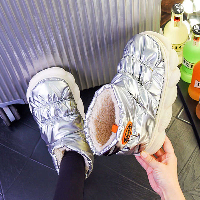 Winter Warm High Top Candy Shoes For Women - Waterproof Snow Boots