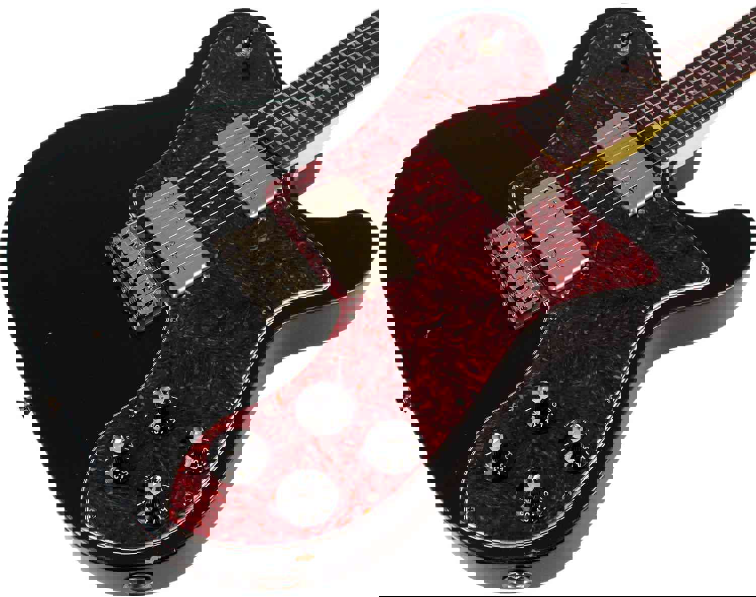 Nash T-72DLX Guitar, Black, Rosewood, Light Aging