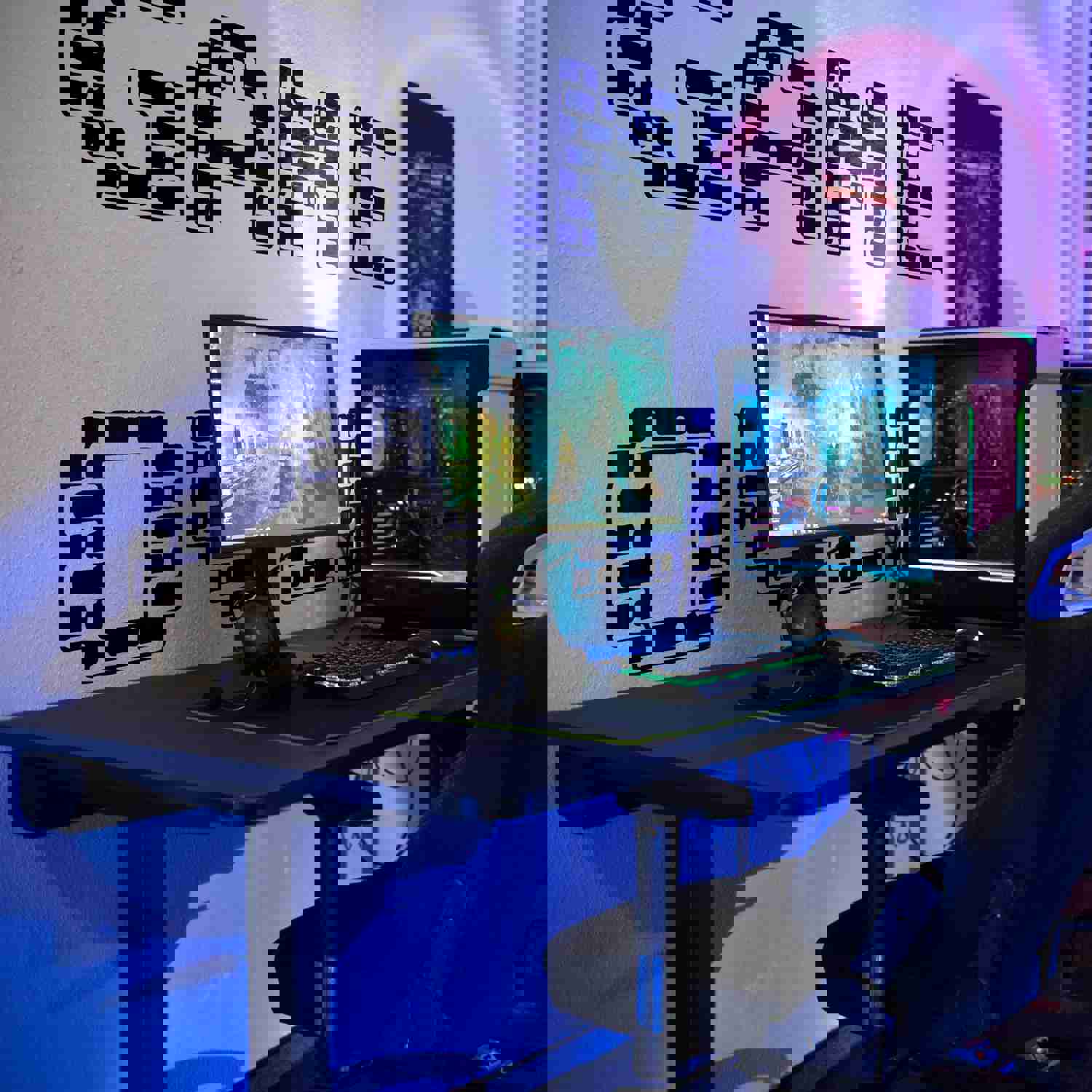 Game Over Vinyl Wall Decal Sticker - Game Room Wall Decor