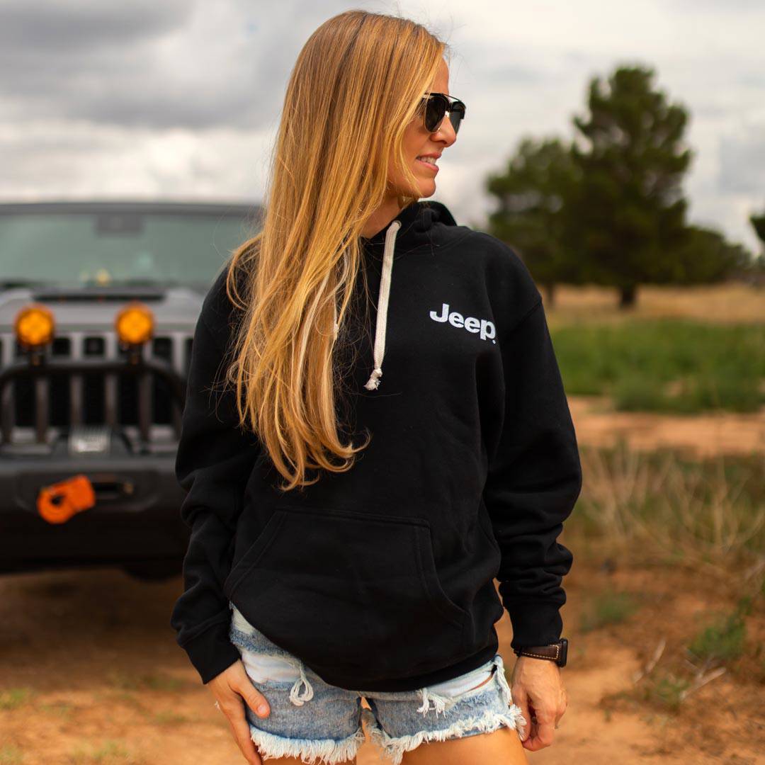 Jeep Retro Mountains Hoodie - Comfortable and Stylish