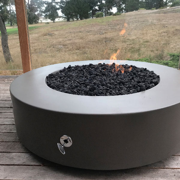 The Outdoor Plus 72 Occasional Height Florence Concrete Gas Fire Pit