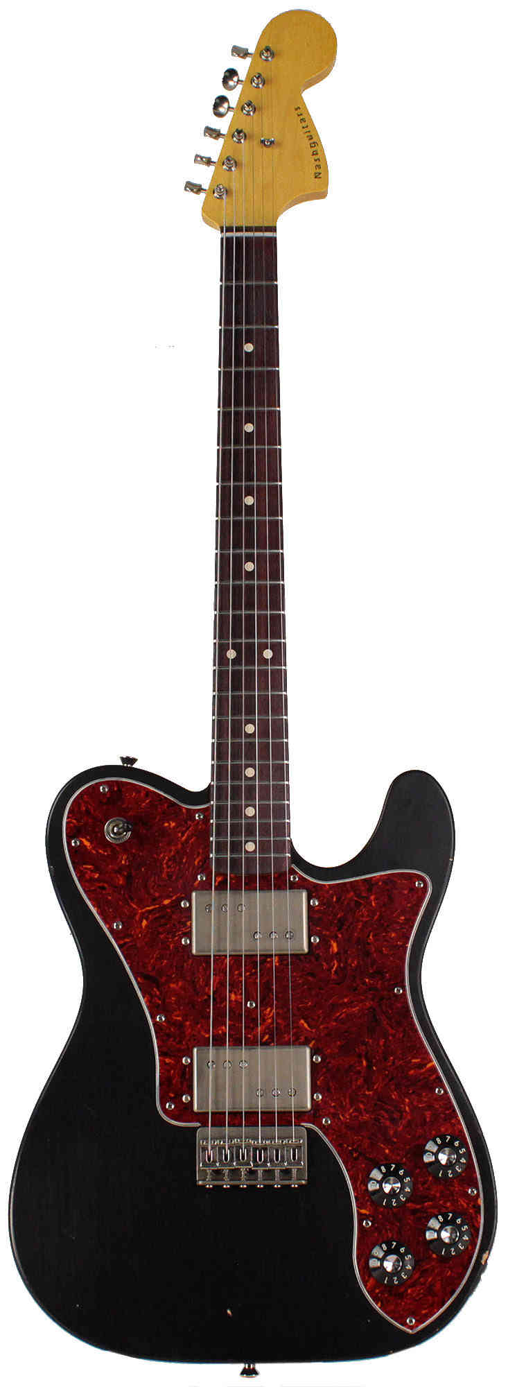 Nash T-72DLX Guitar, Black, Rosewood, Light Aging