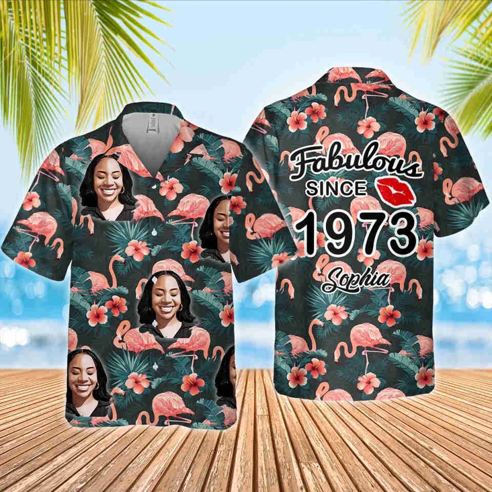 Custom Birthday Hawaiian Shirts for Women Turning 50