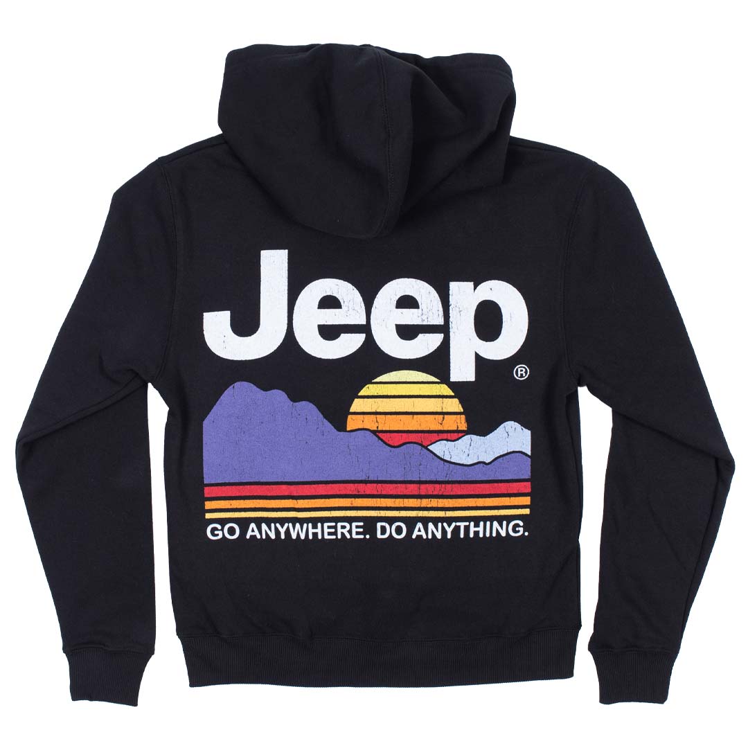 Jeep Retro Mountains Hoodie - Comfortable and Stylish