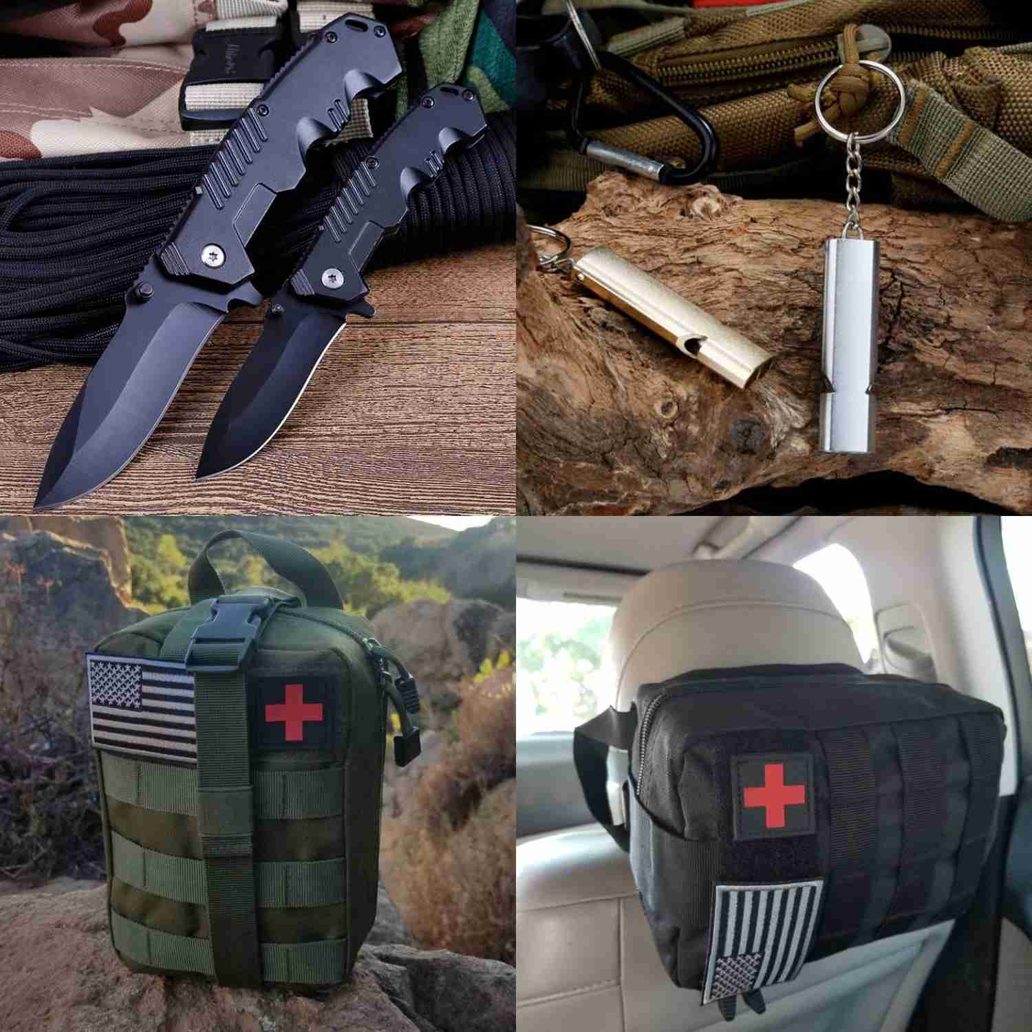 WildmanSurvival 313 pcs. Survival First Aid Kit with Molle System for Outdoor Adventures