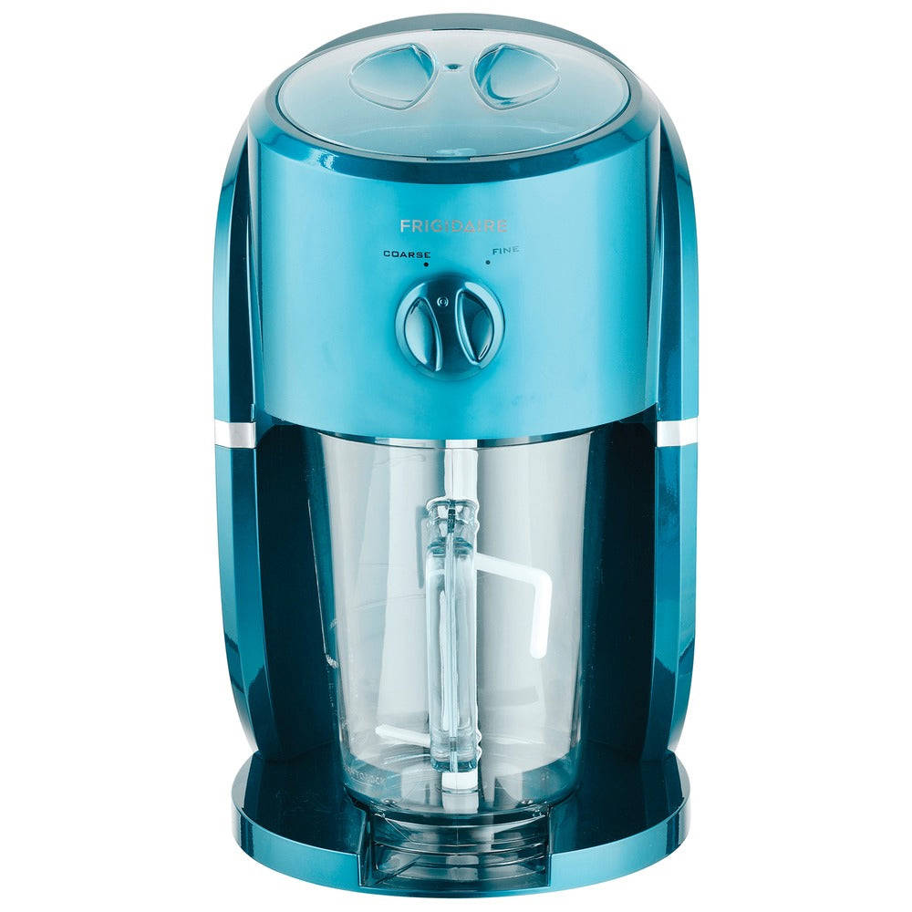 Blue Frigidaire Countertop Snow Cone Maker, Ice Shaver, and Ice Crusher