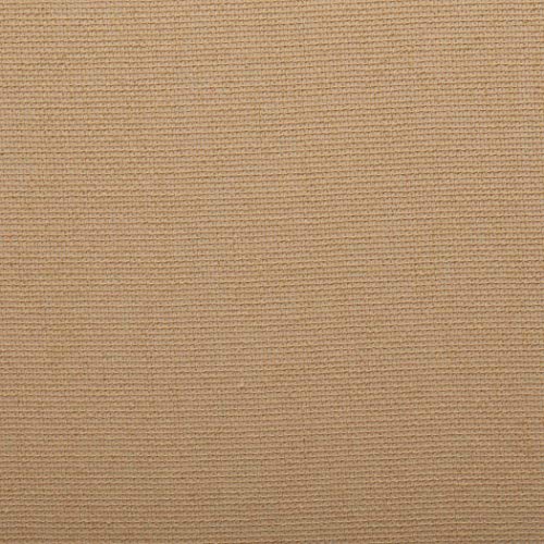 VHC Brands Primitive Farmhouse Kitchen Window Curtains - Tobacco Cloth Fringed Prairie Swag Pair, Set 36x36x18, Khaki