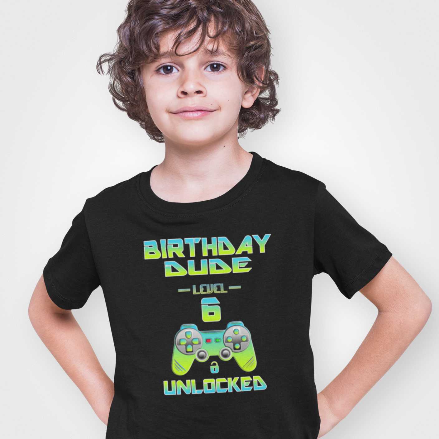 6th Birthday Shirt for Boys - Funny Birthday Gift for 6-Year-Old Dude