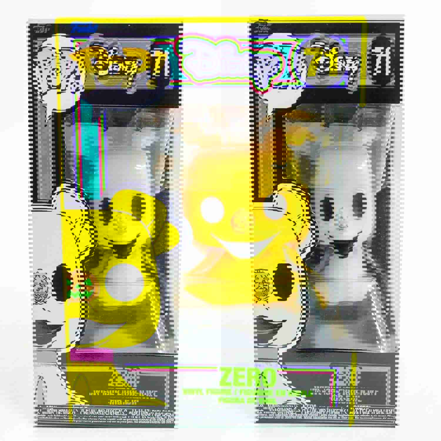 Funko Pop Movies: Nightmare Before Christmas Zero Black Light Figure #71