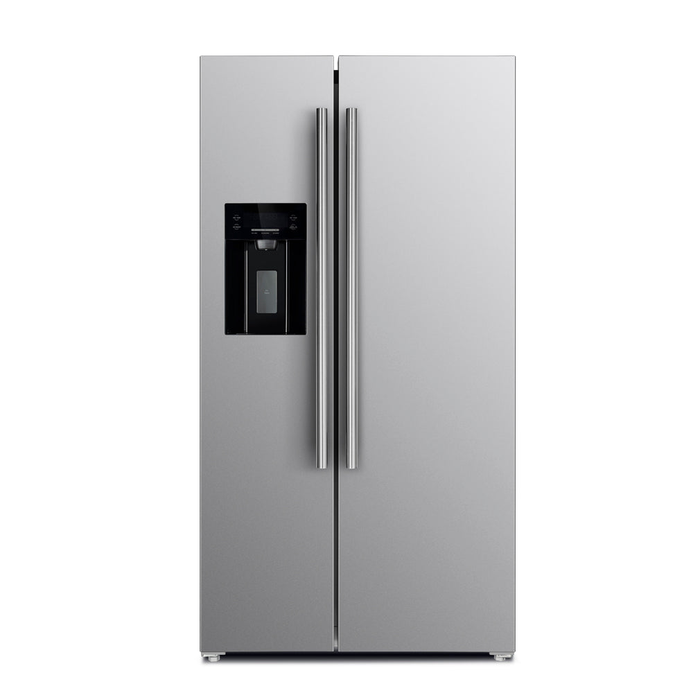 Forno 36-Inch Side by Side 20 cu.ft Stainless Steel Refrigerator with Water Dispenser and Ice Maker (FFRBI1844-36SB)