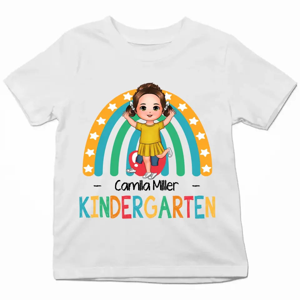Personalized Custom T-shirt - Birthday, Back To School Gift For Kid - Grade School
