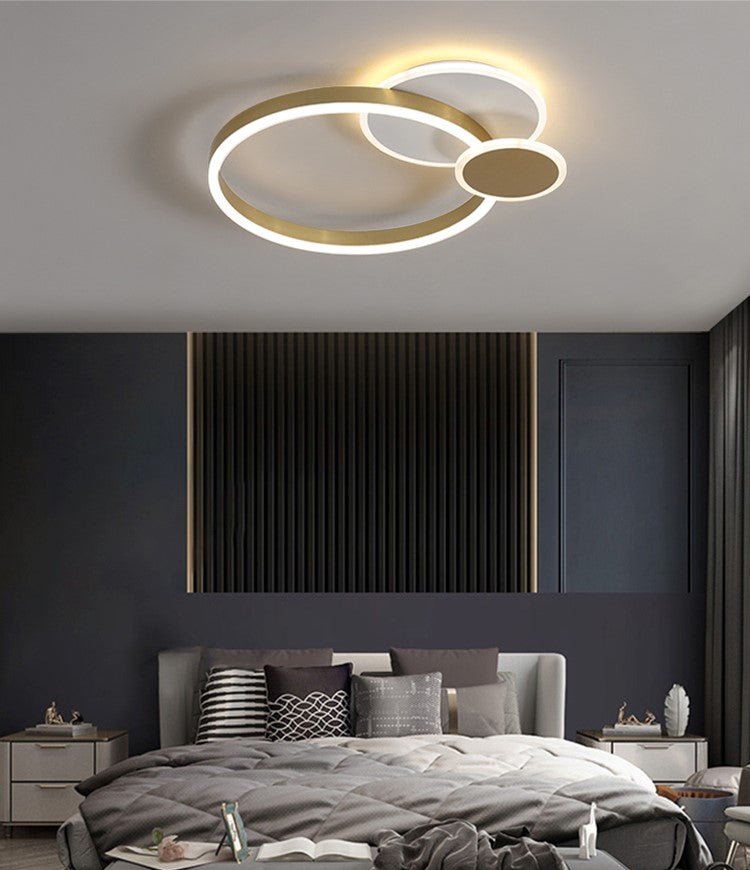 MIRODEMI® Luxury Round Acrylic LED Ceiling Light for Living Room, Kitchen