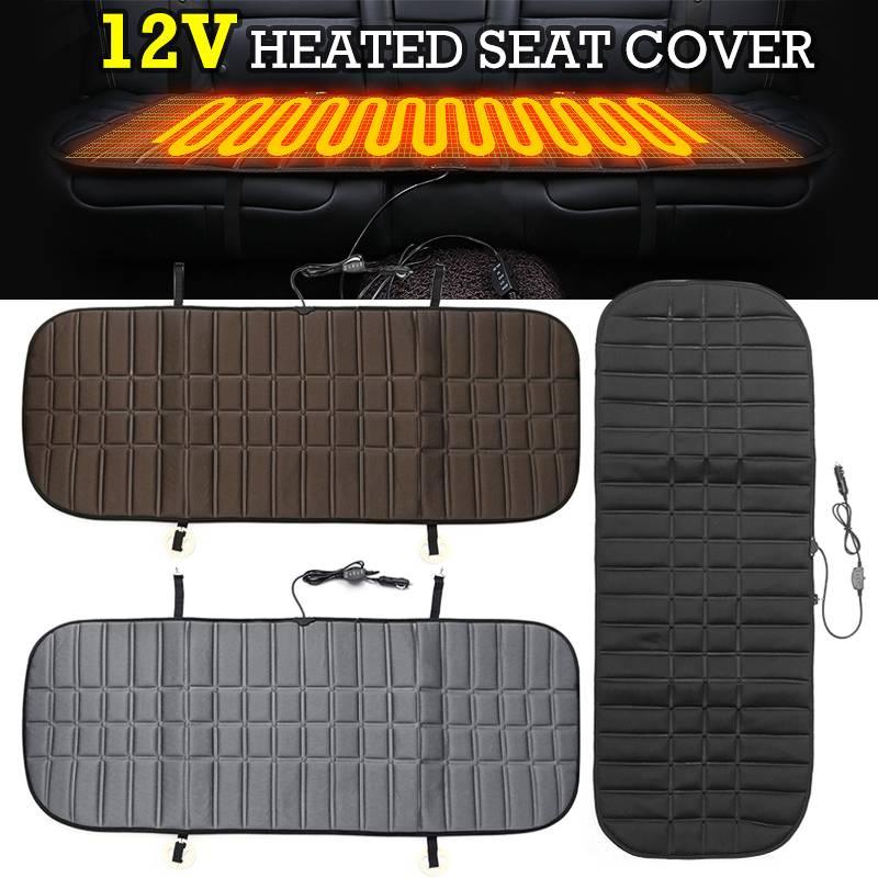 12V Car Heated Seat Cushion Cover - Winter Warmer Pad for Auto (42W)