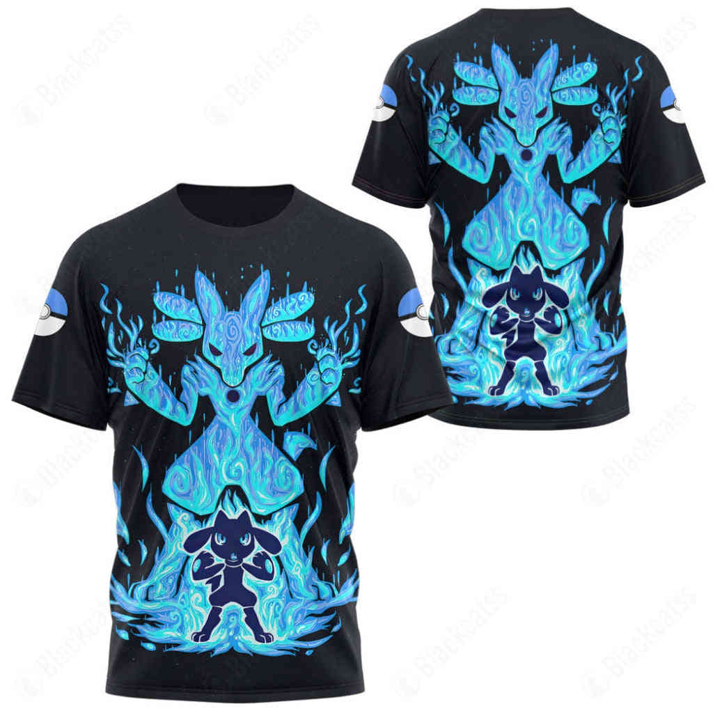 Evolve Riolu within Lucario Custom T-Shirt - Premium Comfort & Style
