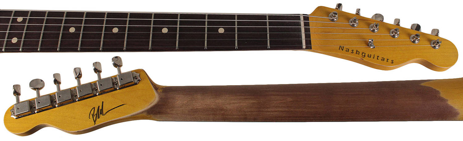 Nash T-63 Guitar, Aged Olympic White, Light Aging