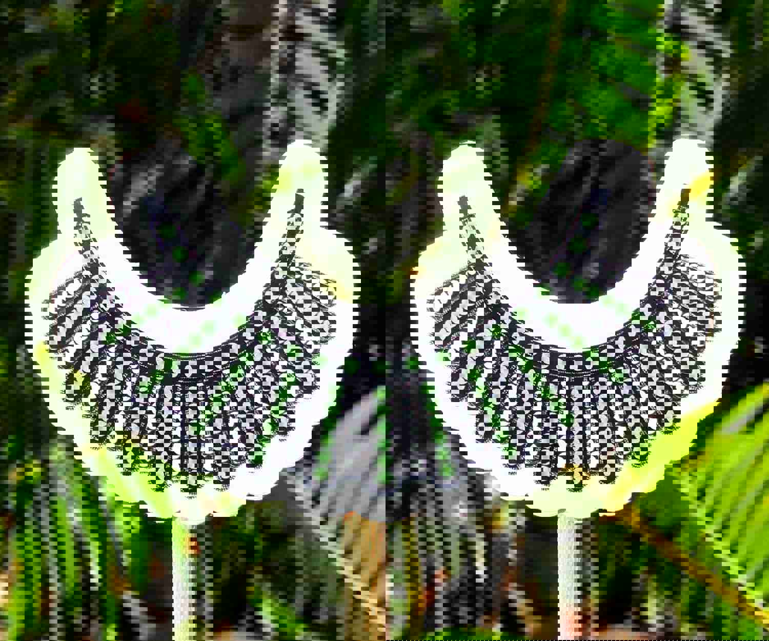 RGB Dissent Necklace Sticker - Weatherproof Vinyl for Laptops, Bottles & Cars