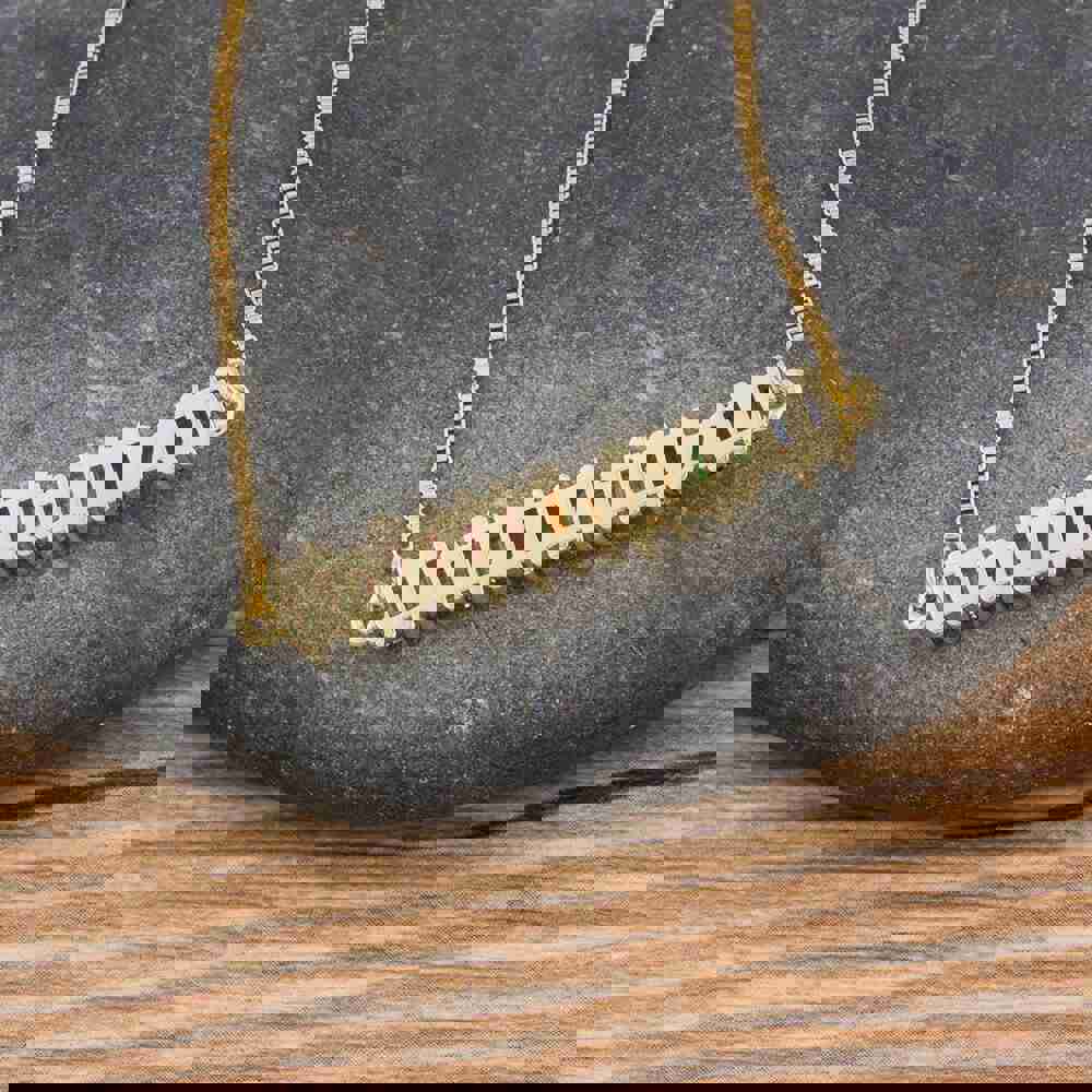 The Rainbow Emerald Cut Necklace