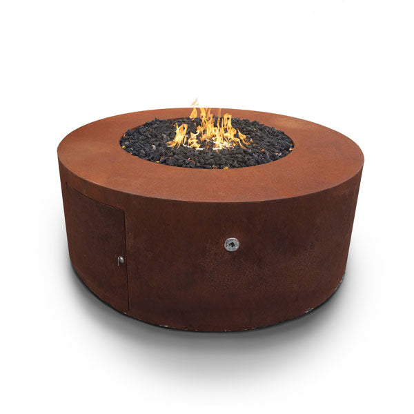 The Outdoor Plus Round Unity Fire Pit with Propane Access Door