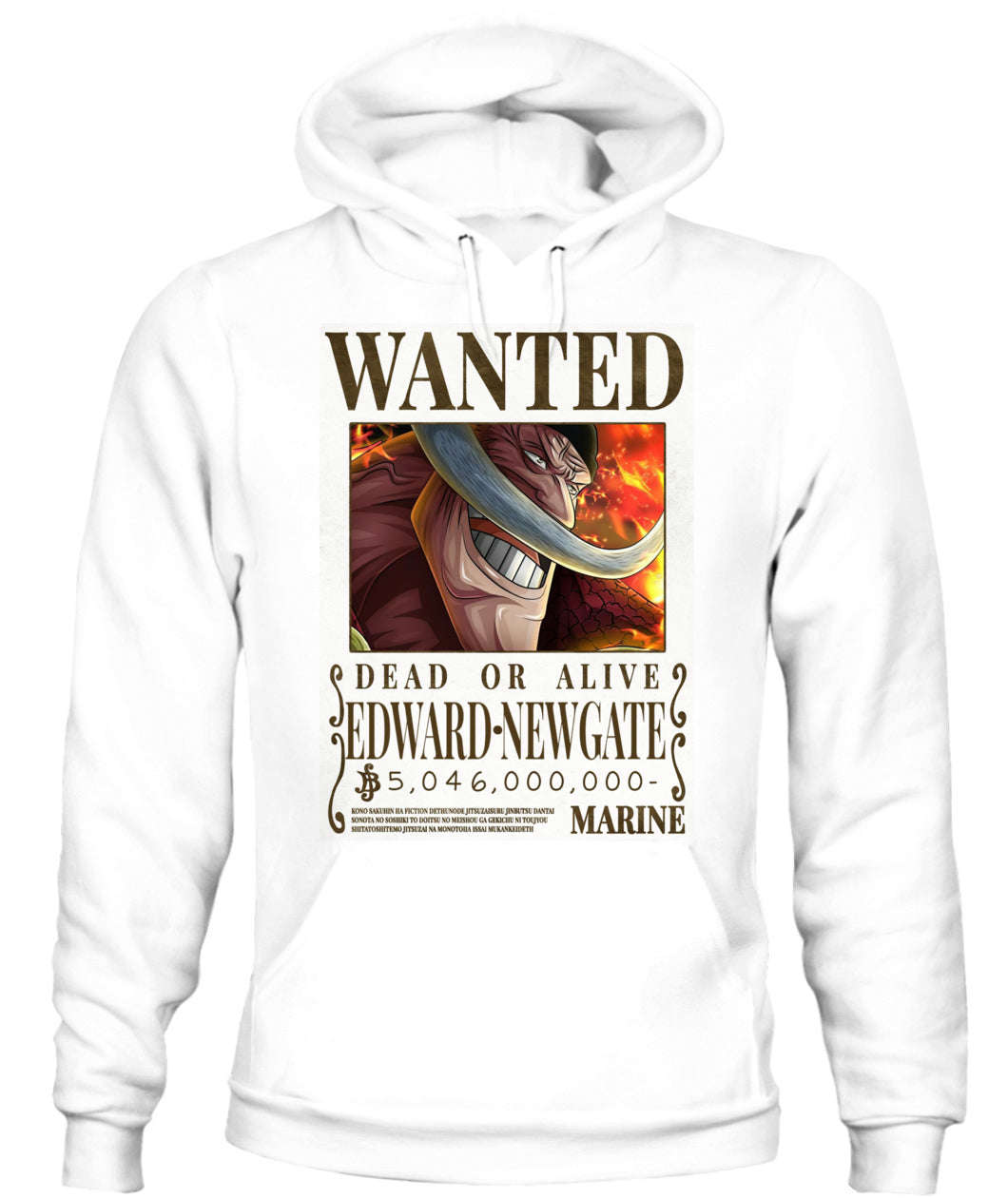 Edward Newgate Wanted Custom Graphic Unisex Cotton T-Shirt