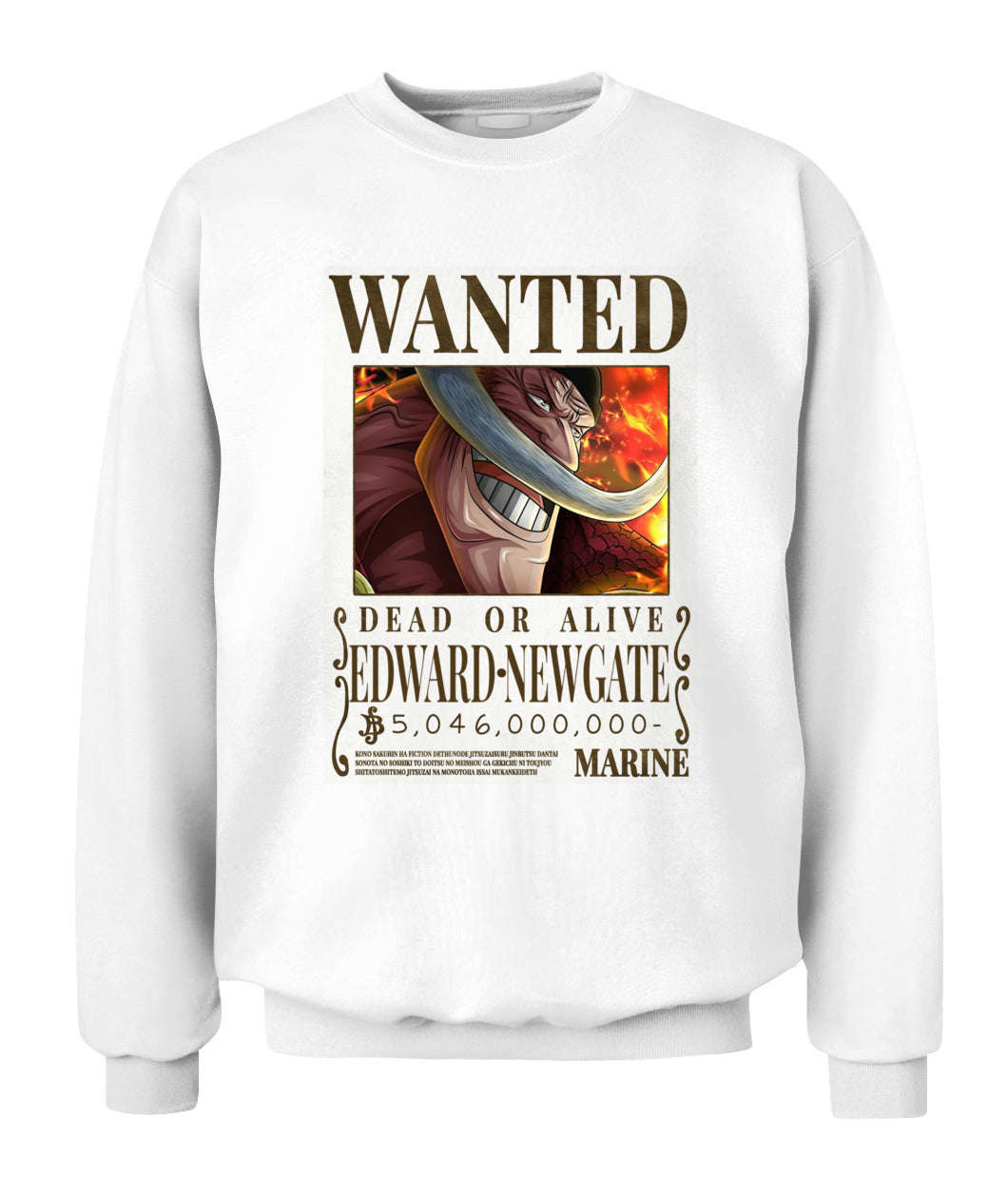 Edward Newgate Wanted Custom Graphic Unisex Cotton T-Shirt