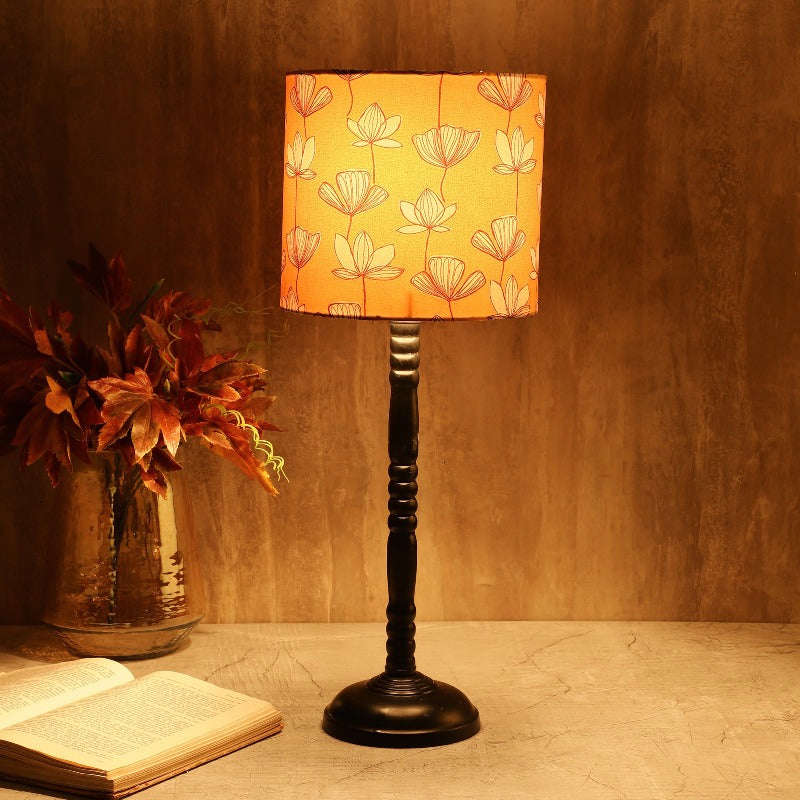 BTR CRAFTS Mustered Junoon Metal Table Lamp (Bulb not Included)