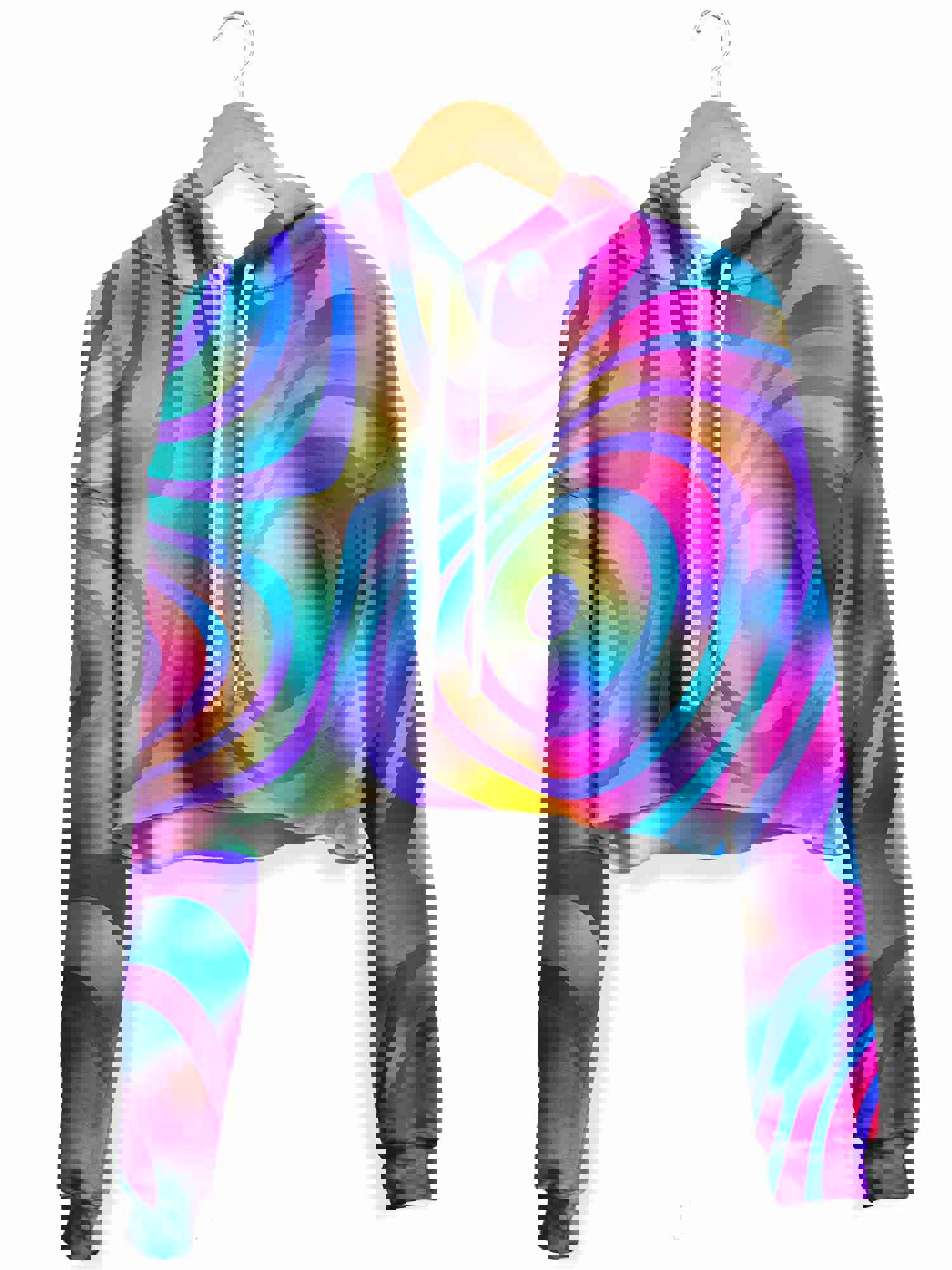 Cali Dreaming Fleece Crop Hoodie