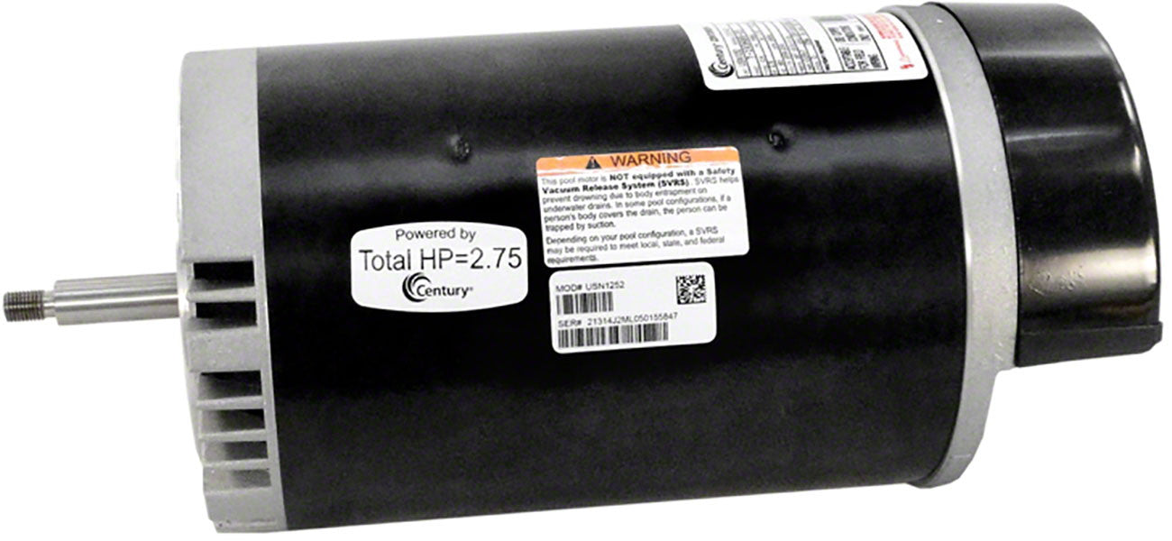 2.5 HP Pump Motor 56J Frame - 1-Speed 1-Phase 208-230V - Energy Efficient