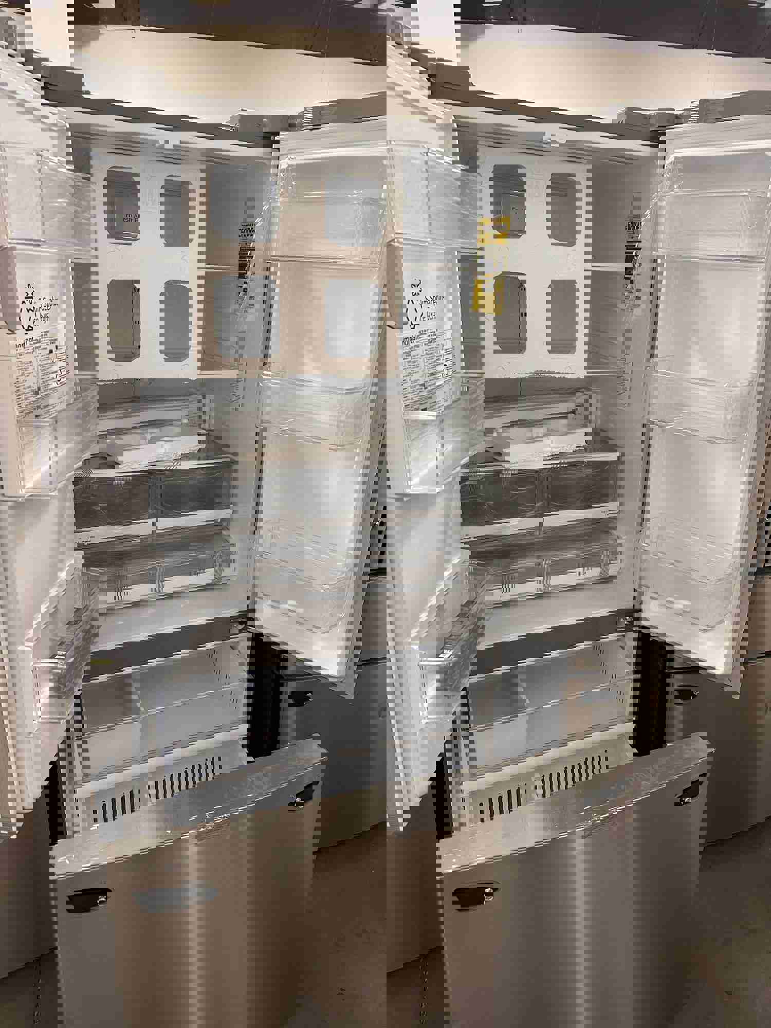 LG 26.2 Cu. Ft. French Door Smart Refrigerator with Dual Ice Maker - Stainless Steel (Model: LFXS26973S)