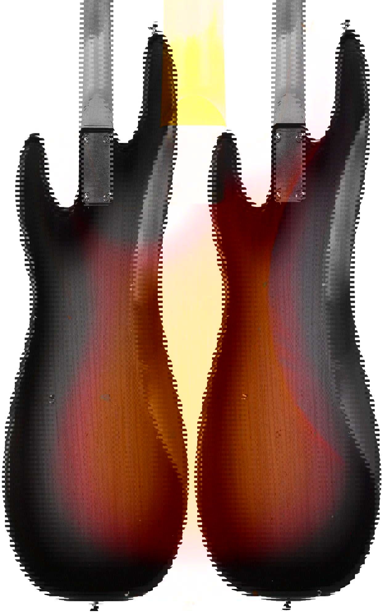 Nash PB-57 Bass Guitar, 3-Tone Sunburst, Gold Anodized PG, Light Aging