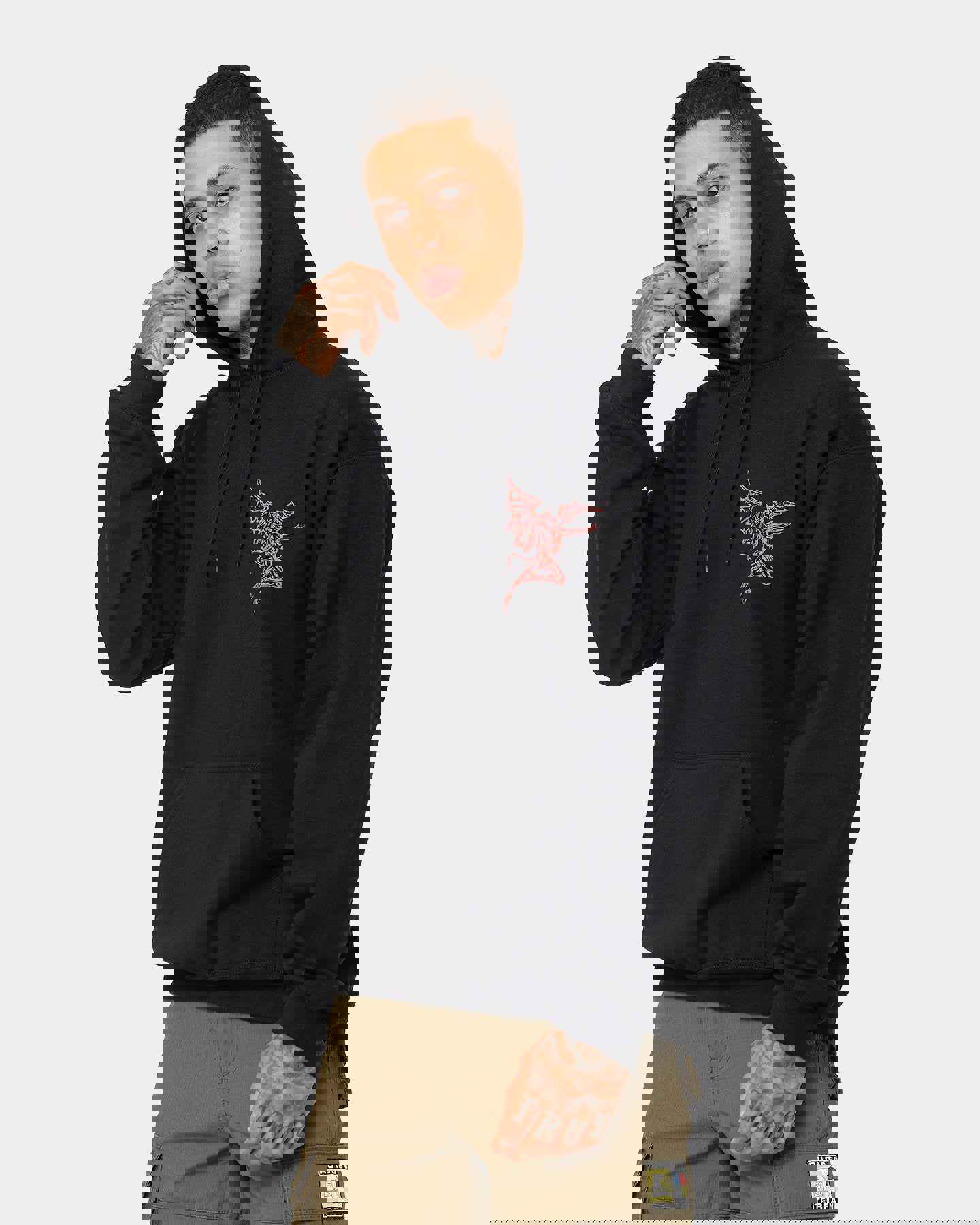 Black Sabbath Spiral Hoodie - Printed Streetwear Hoodie