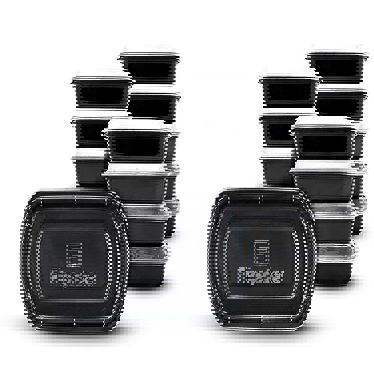 Fitpacker XL Meal Prep Containers BPA-Free Food Storage and Portion Control (38oz - Set of 16)