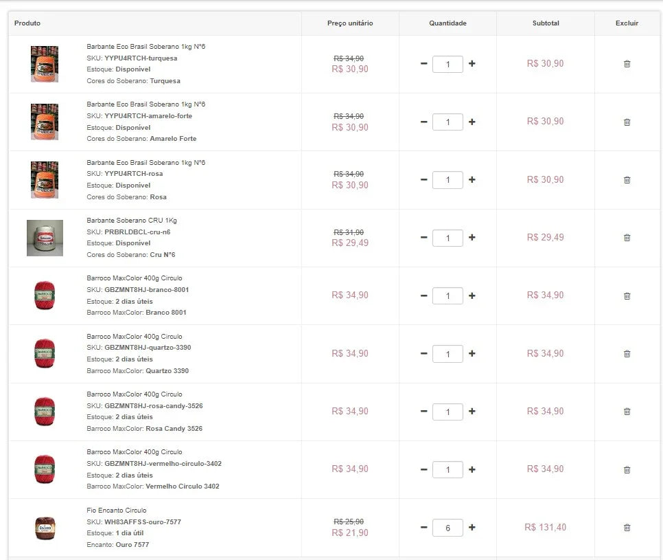 Personal Shopper Service for Brazilian Yarn and Crochet Supplies