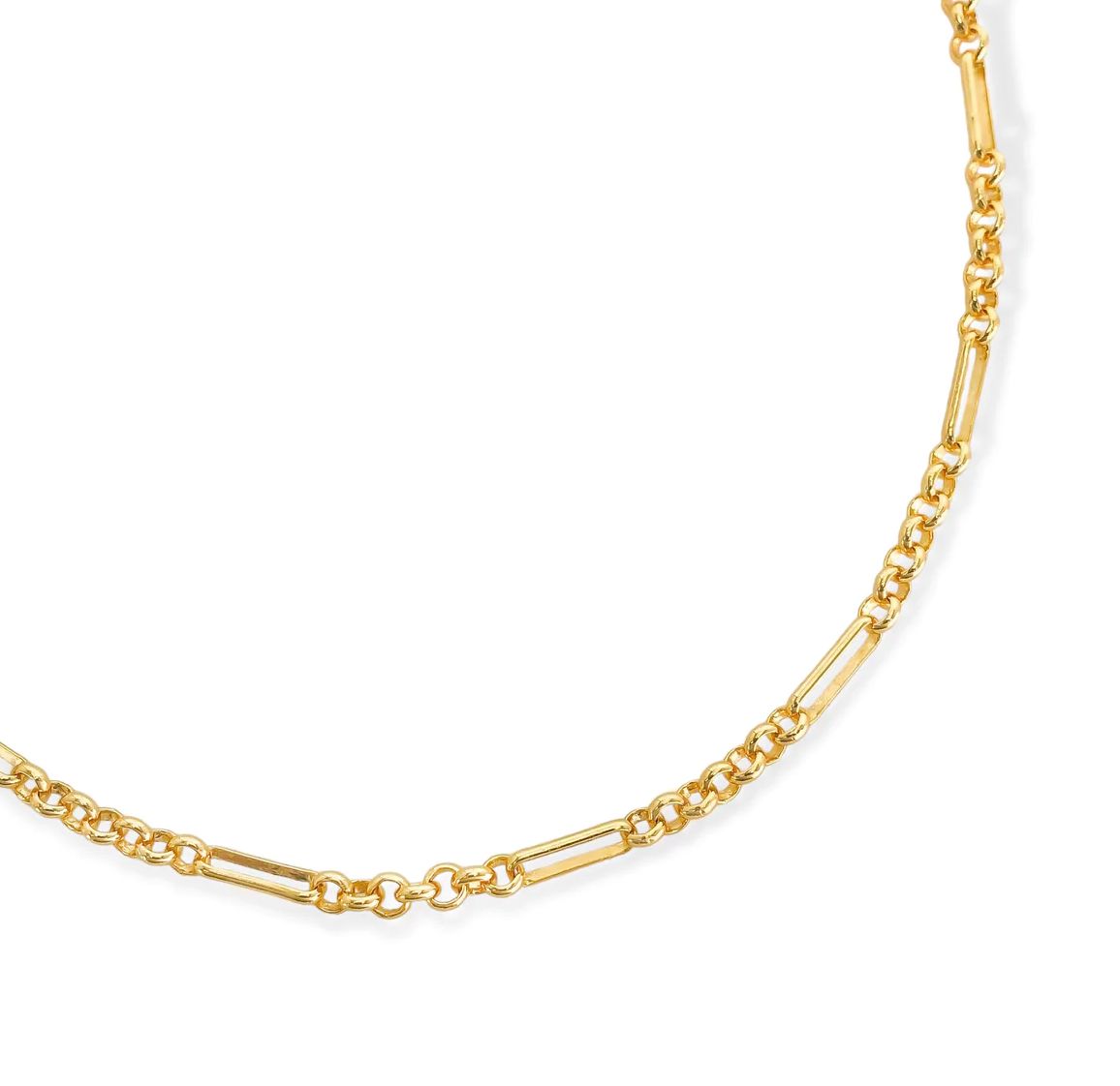 Nora Necklace - O Chain Paperclip Chain Necklace