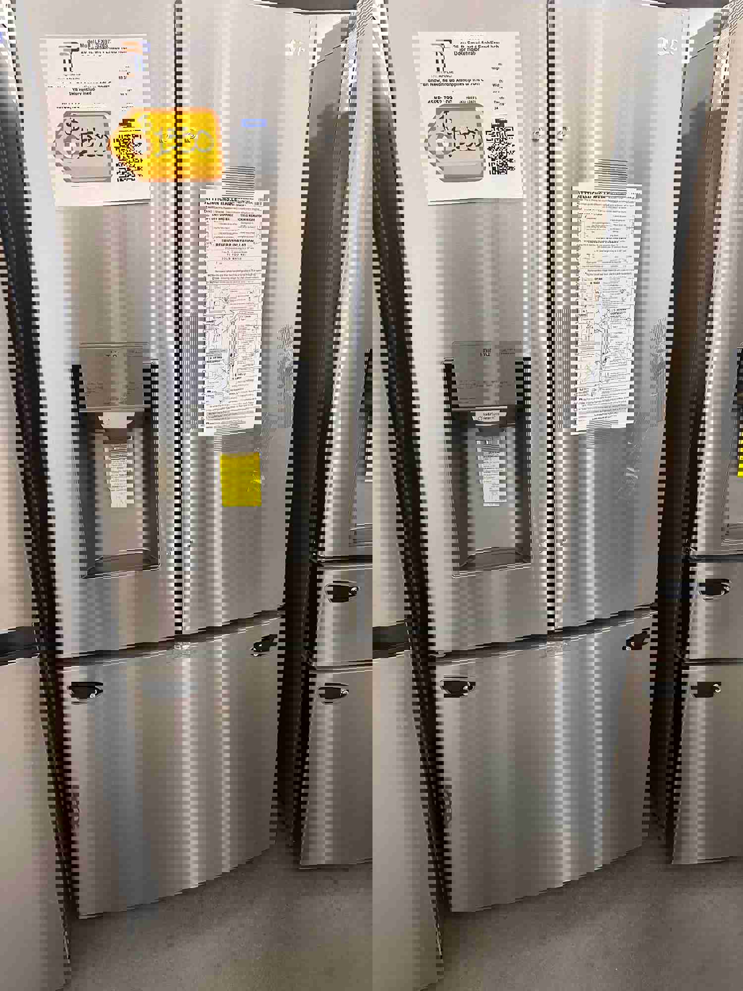 LG 26.2 Cu. Ft. French Door Smart Refrigerator with Dual Ice Maker - Stainless Steel (Model: LFXS26973S)