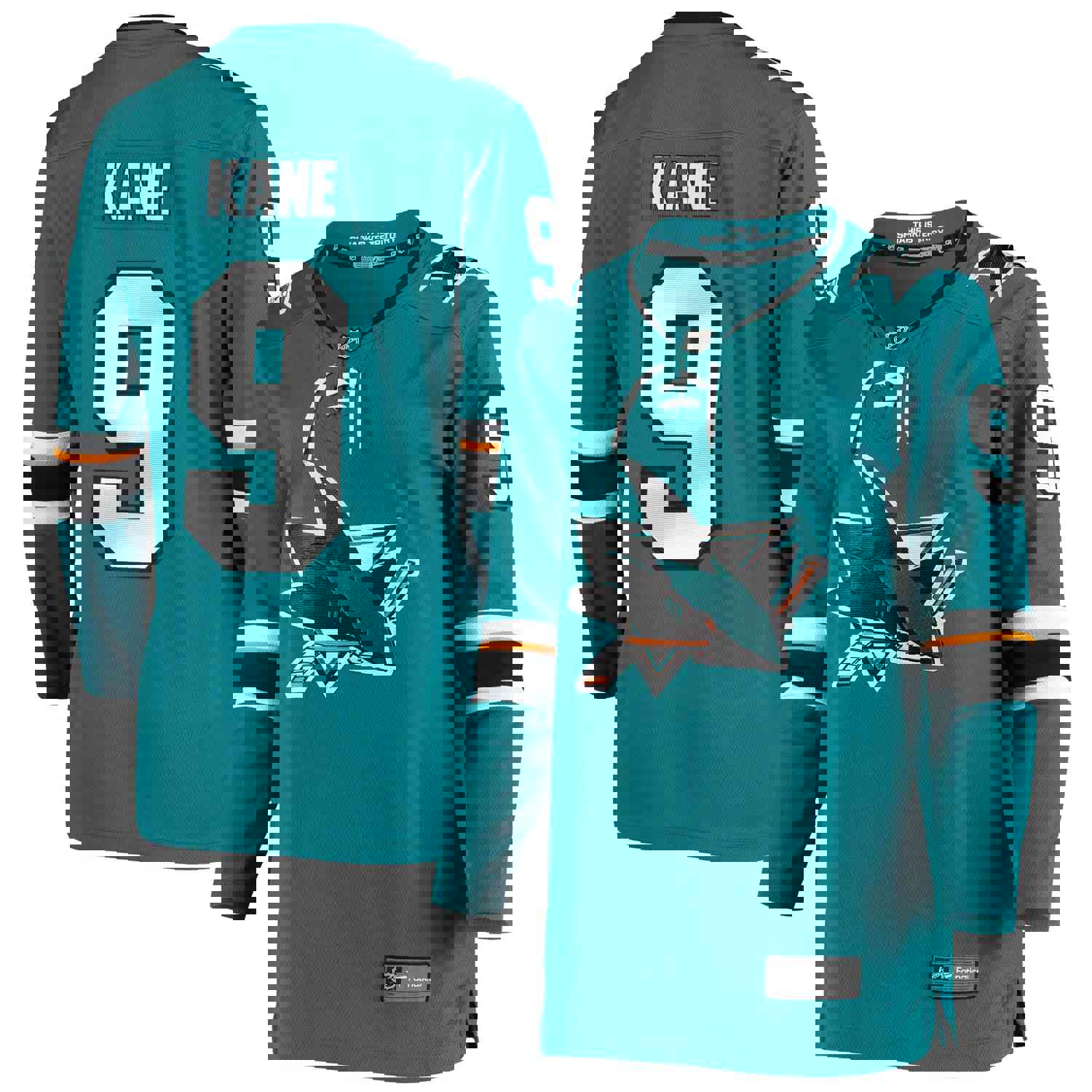 Evander Kane San Jose Sharks Fanatics Branded Women's Breakaway Home Player Jersey - Teal