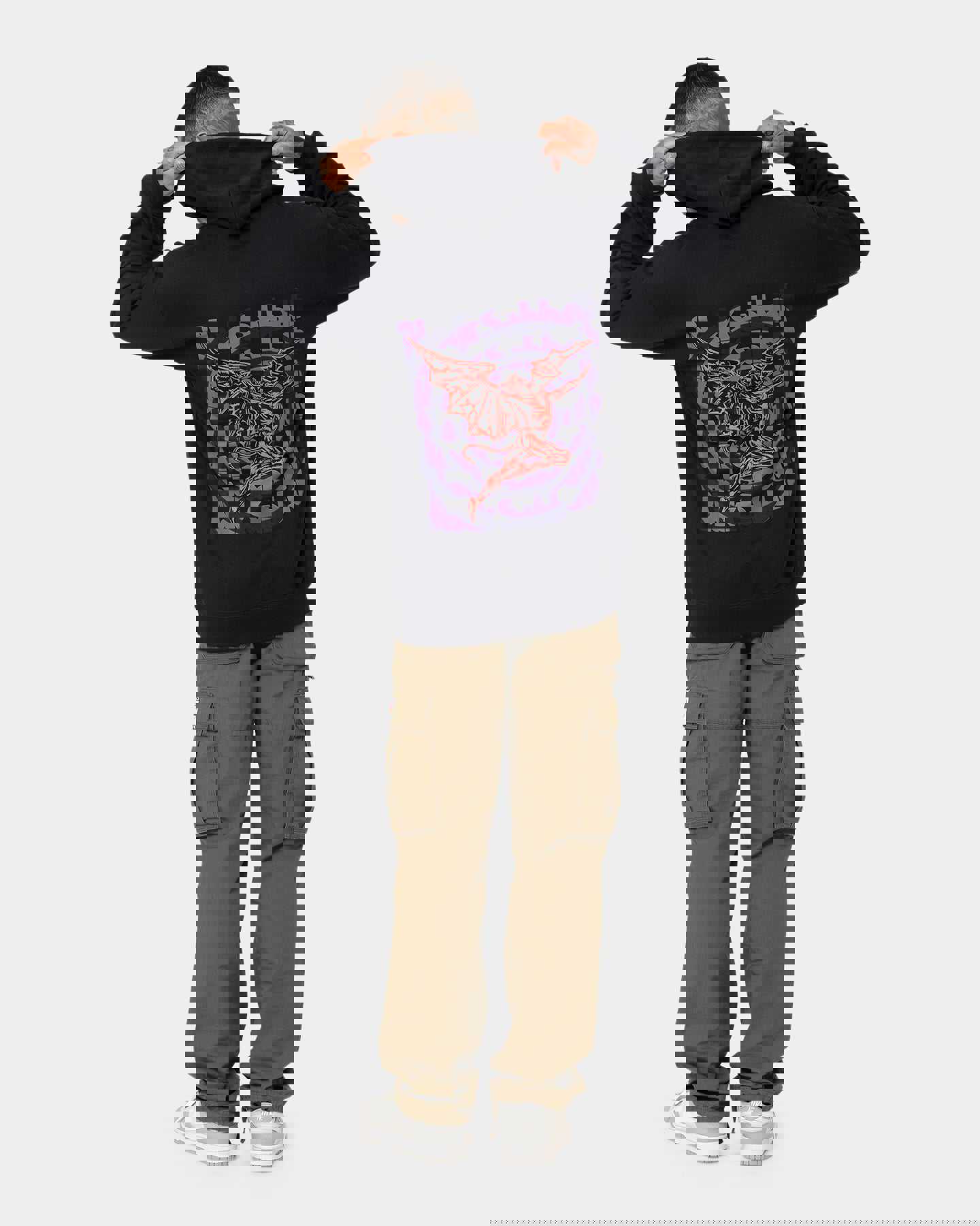 Black Sabbath Spiral Hoodie - Printed Streetwear Hoodie