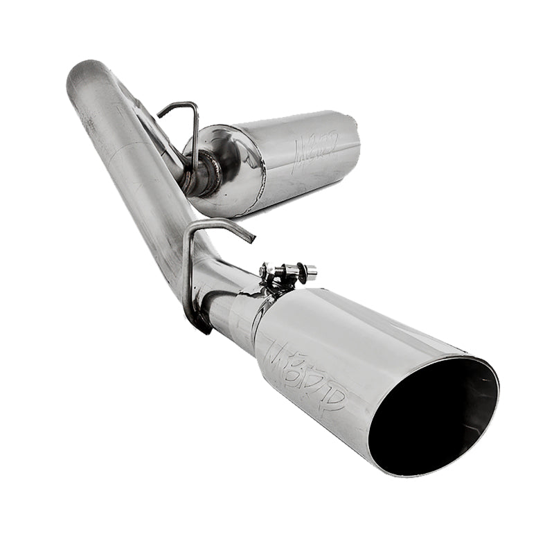 MBRP S5500AL Cat Back Exhaust System Single Side Aluminized Steel For 00-06 Jeep Wrangler TJ Inline-4 2.5L, Inline-6 4.0L