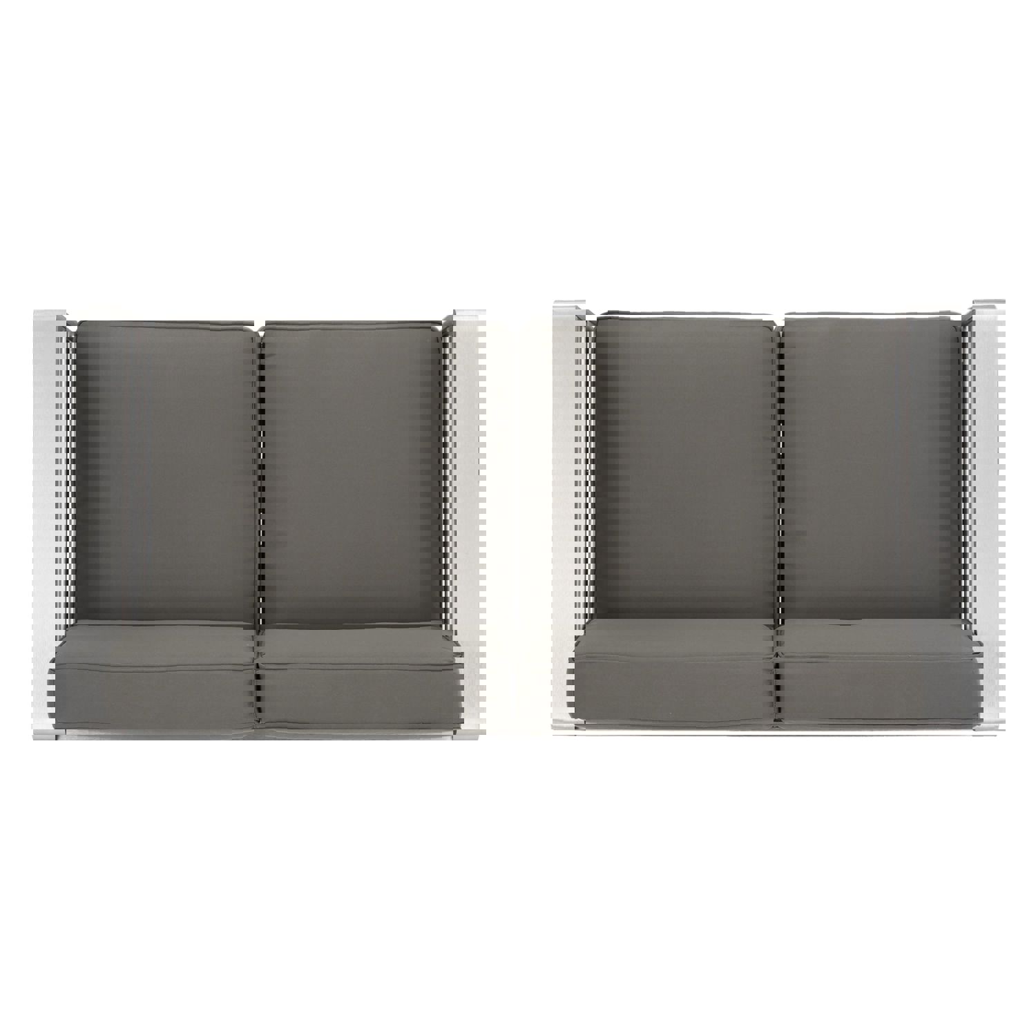 Coral Outdoor Aluminum 4 Seater Chat Set with Fire Pit