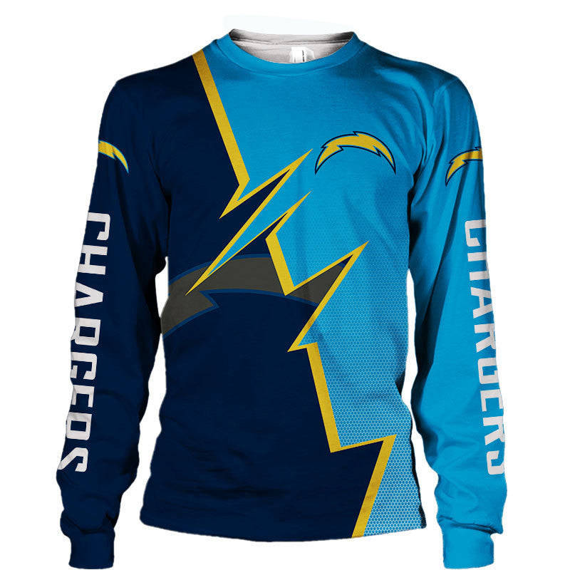 Los Angeles Chargers Zigzag Sweatshirt - Two Color Design