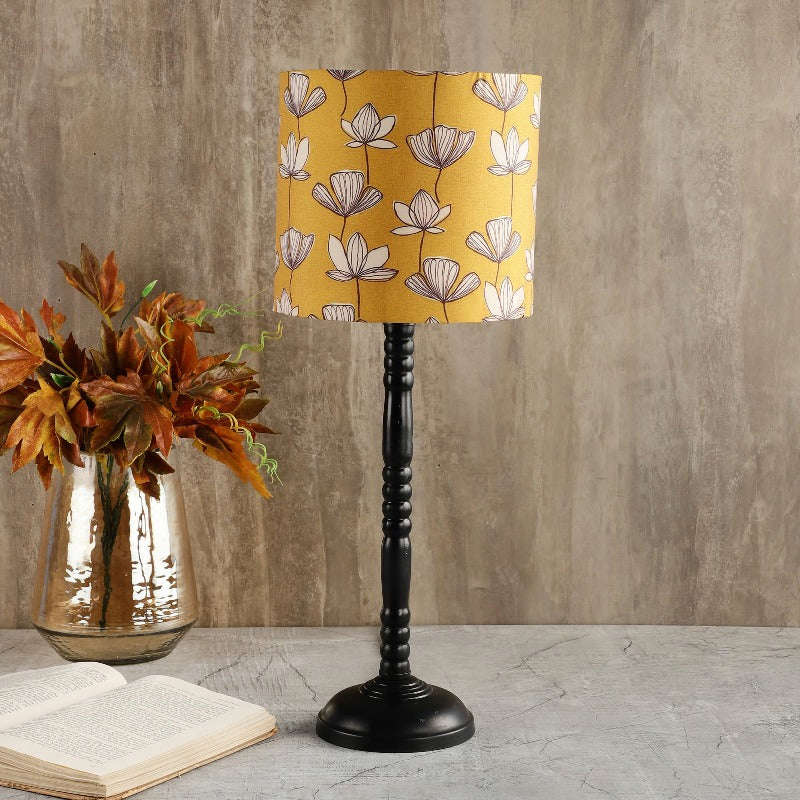 BTR CRAFTS Mustered Junoon Metal Table Lamp (Bulb not Included)