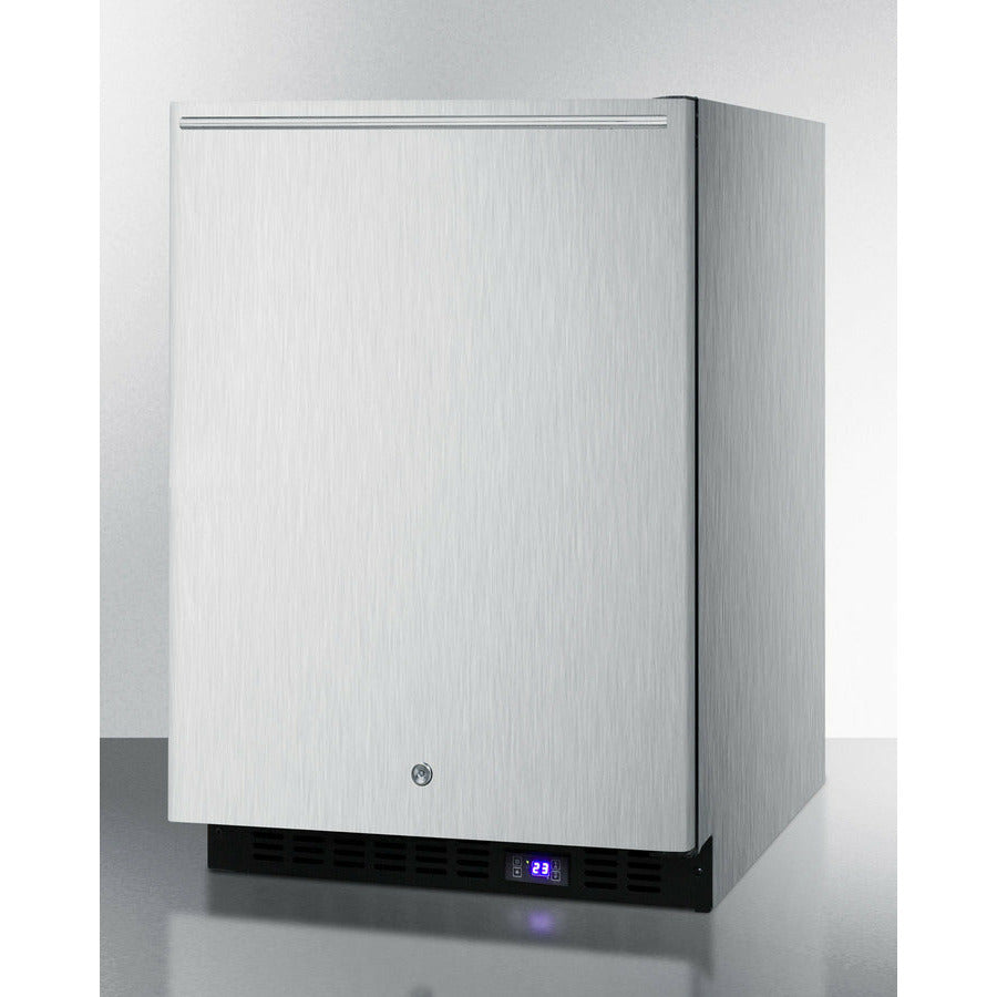 Summit 24 Wide Outdoor All-Freezer With Icemaker - 4.72 cu.ft. Capacity, Frost Free Defrost, Digital Thermostat