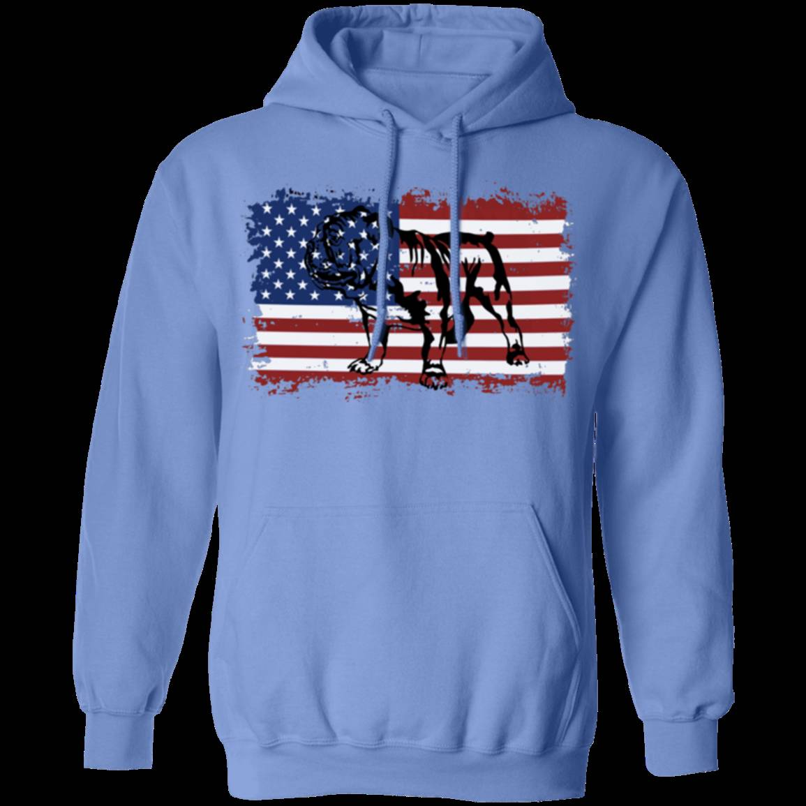 VINTAGE ENGLISH STYLE BULLDOG AMERICAN Pullover Hoodie