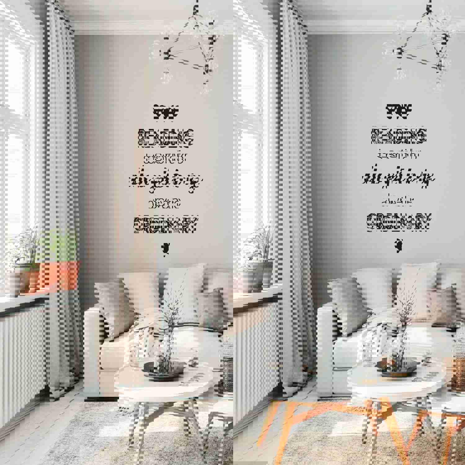 Reading Quotes Vinyl Wall Sticker Art Decal - Reading Is Essential