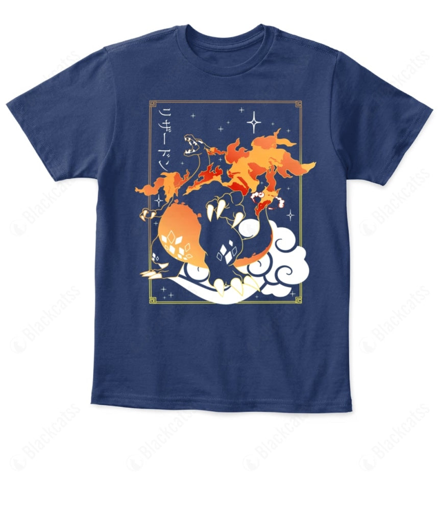 PKM Charizard VMax Graphic Apparel - Unisex Classic Fit T-Shirt